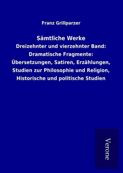 Produktbild: S&auml;mtliche Werke