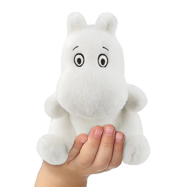Produktbild: Aurora 61576 - Moomin Palm Pals, wei&szlig;, Mumin-Pl&uuml;schfigur, ca.13 cm