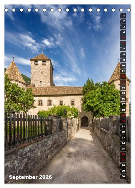 Produktbild: S&Uuml;DTIROL Idylle und historische Bauten (Tischkalender 2026 DIN A5 hoch), CALVENDO Monatskalender