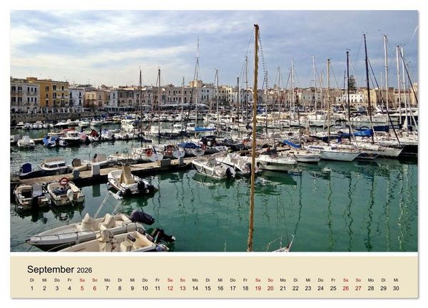 Produktbild: Apulien ... der S&uuml;den Italiens (Wandkalender 2026 DIN A3 quer), CALVENDO Monatskalender