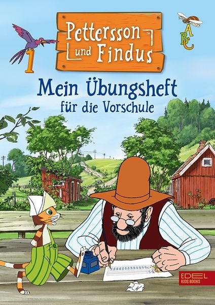 Pettersson und Findus: Mein Übungsheft für die Vorschule, Gebundene Ausgabe von Sven Nordqvist, Karibu – ein Verlag der Edel Verlagsgruppe,
