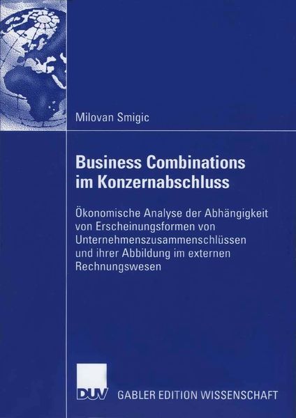Produktbild: Business Combinations im Konzernabschluss