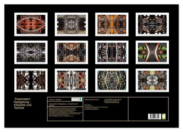 Produktbild: Faszination Spiegelung - Industrie und Technik (Wandkalender 2026 DIN A2 quer), CALVENDO Monatskalender