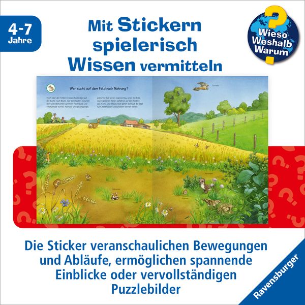 Wieso? Weshalb? Warum? Stickerheft - Heimische Tiere