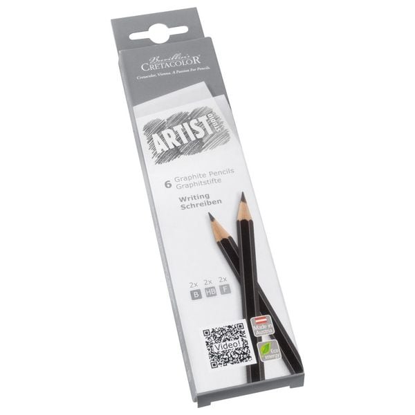Produktbild: Cretacolor Bleistifte Studio Graphitstifte WRITING, 6er Set