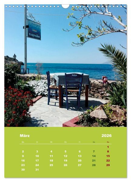 Produktbild: Entdecke die Sch&ouml;nheit der griechischen Insel Lesvos (Wandkalender 2026 DIN A3 hoch), CALVENDO Monatskalender