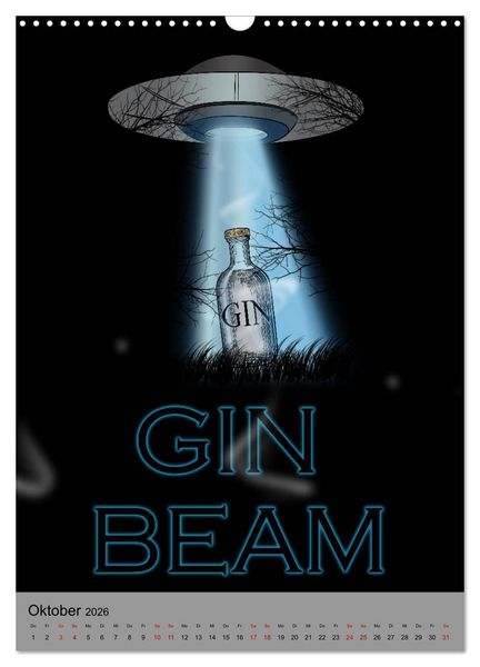 Produktbild: Gin & Tonic - Fun Stuff (Wandkalender 2026 DIN A3 hoch), CALVENDO Monatskalender