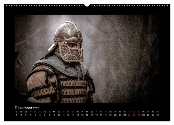 Produktbild: Wikinger und Krieger (Wandkalender 2026 DIN A2 quer), CALVENDO Monatskalender