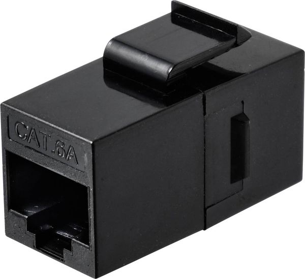 Produktbild: Renkforce RJ45-Kupplung Netzwerk Adapter CAT 6a [1x RJ45-Buchse - 1x RJ45-Buchse]