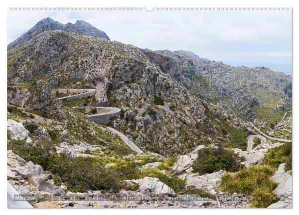 Produktbild: Mallorca: Die sch&ouml;nsten Landschaften f&uuml;r Rennradfahrer (Wandkalender 2026 DIN A2 quer), CALVENDO Monatskalender