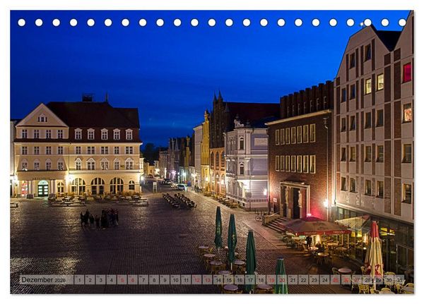 Produktbild: Ein Bummel durch die Hansestadt Stralsund (Tischkalender 2026 DIN A5 quer), CALVENDO Monatskalender