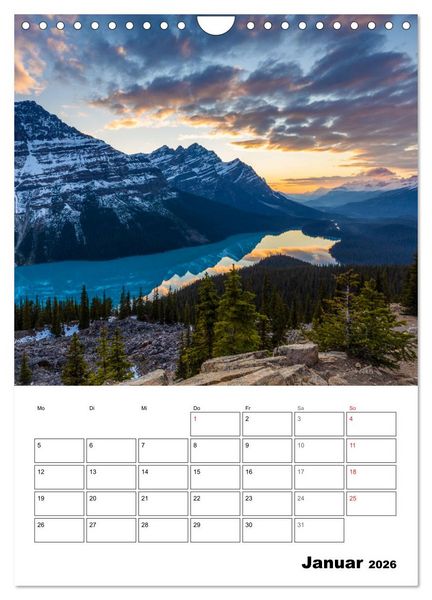 Produktbild: Mein Sch&ouml;nes Kanada (Wandkalender 2026 DIN A4 hoch), CALVENDO Monatskalender