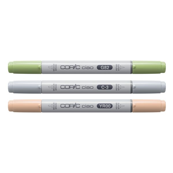 Produktbild: Copic Marker Set Ciao LAYER&MIX Natural Palette 3 St&uuml;ck Faltschachtel