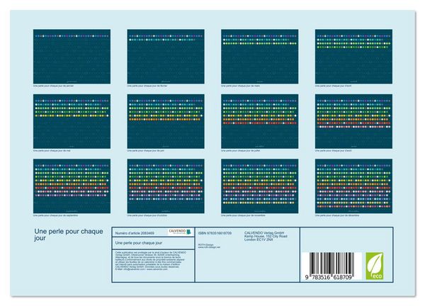 Produktbild: Une perle pour chaque jour (Calendrier mural 2026 DIN A4 vertical), CALVENDO calendrier mensuel