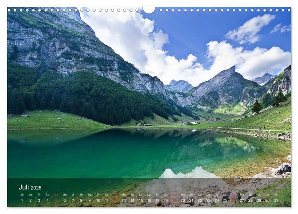 Produktbild: Traumhafte Bergwelten (Wandkalender 2026 DIN A3 quer), CALVENDO Monatskalender