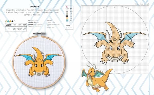 Produktbild: PokeMon Cross Stitch Kit