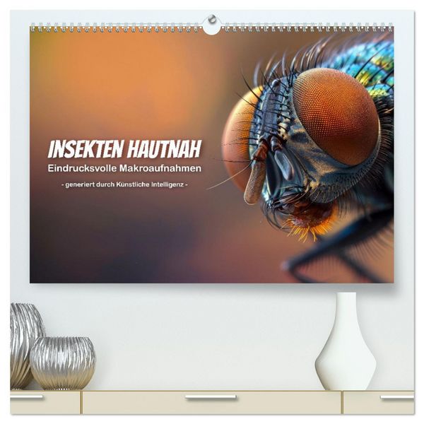 Produktbild: Insekten hautnah (hochwertiger Premium Wandkalender 2026 DIN A2 quer), Kunstdruck in Hochglanz