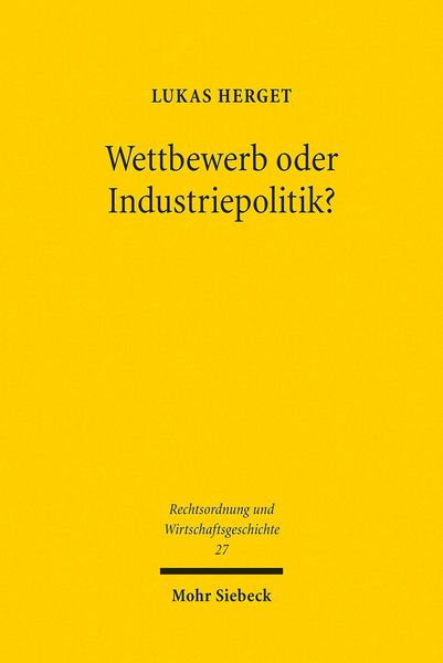 Produktbild: Wettbewerb oder Industriepolitik?