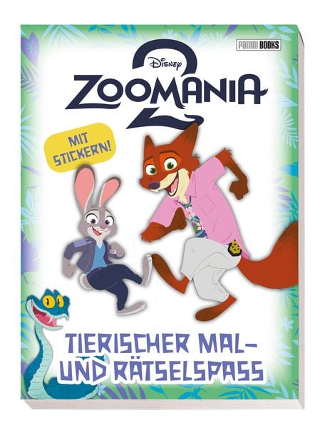 Produktbild: Disney Zoomania 2: Tierischer Mal- und R&auml;tselspa&szlig; - Mit Stickern!