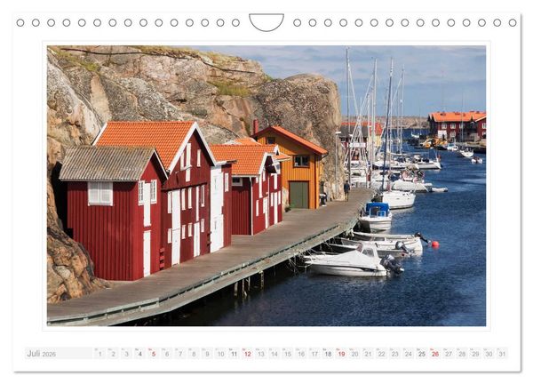 Produktbild: Bohusl&auml;n. Sm&ouml;gen - Hunnebostrand - Kungshamn (Wandkalender 2026 DIN A4 quer), CALVENDO Monatskalender