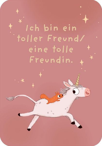 Produktbild: Ein Einhorn namens Oktober &ndash; Mutmachkarten