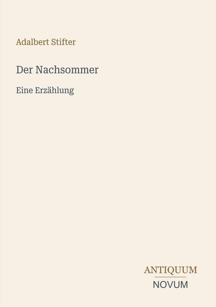 Produktbild: Der Nachsommer