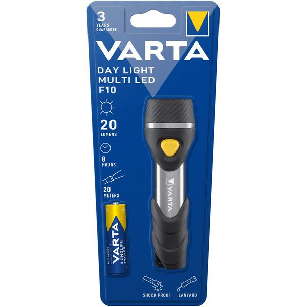 Varta Day Light Multi LED F10 LED Taschenlampe batteriebetrieben 20 lm 8 h 90 g