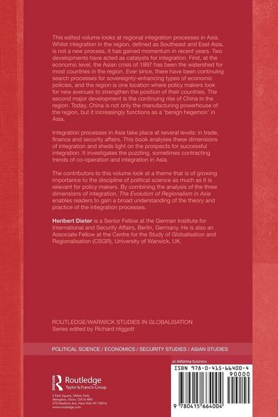 Produktbild: The Evolution of Regionalism in Asia