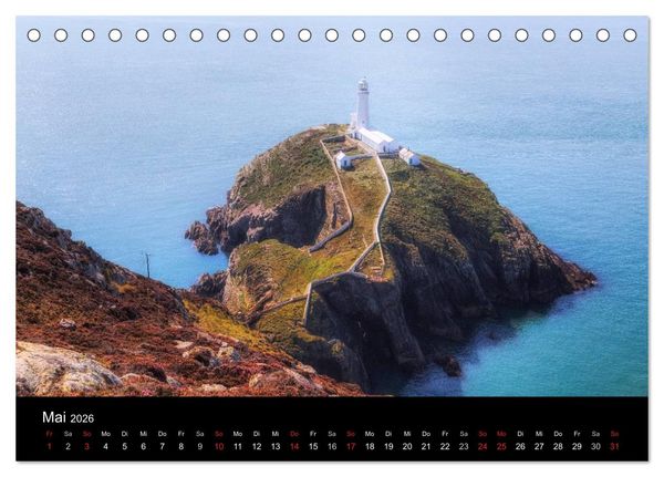 Produktbild: Wales (Tischkalender 2026 DIN A5 quer), CALVENDO Monatskalender