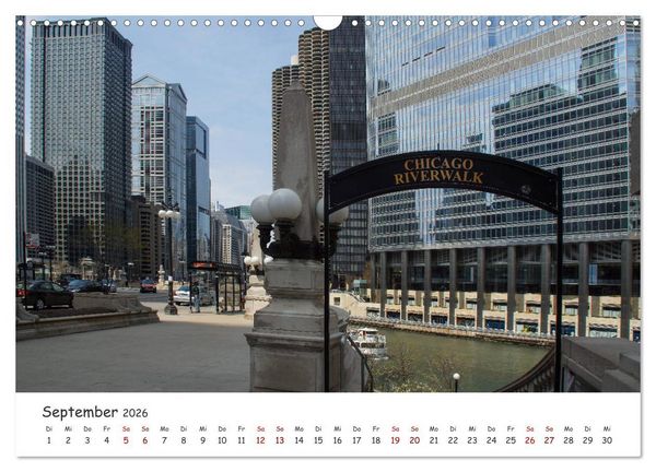 Produktbild: beeindruckendes Chicago (Wandkalender 2026 DIN A3 quer), CALVENDO Monatskalender