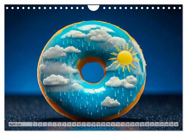 Produktbild: Donuts - Eine Reise durch die Jahreszeiten (Wandkalender 2026 DIN A4 quer), CALVENDO Monatskalender