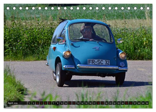 Produktbild: Historische Kleinwagen aus Deutschland (Tischkalender 2026 DIN A5 quer), CALVENDO Monatskalender