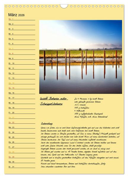 Produktbild: Ostfriesland - Appetit auf mehr / Geburtstagskalender (Wandkalender 2026 DIN A3 hoch), CALVENDO Monatskalender