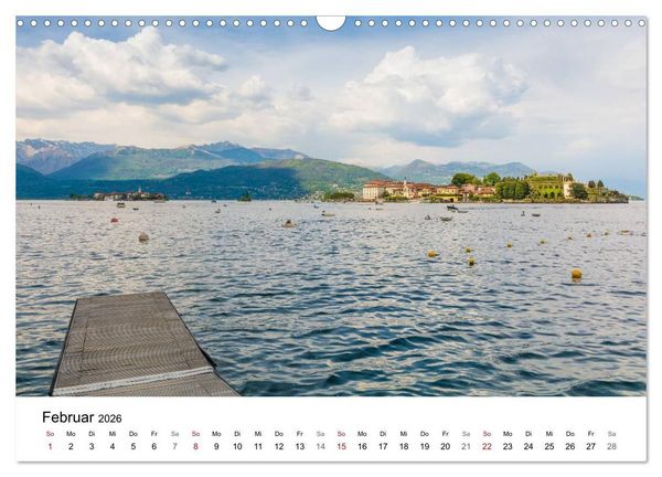 Produktbild: Lago Maggiore - Unterwegs am Westufer (Wandkalender 2026 DIN A3 quer), CALVENDO Monatskalender