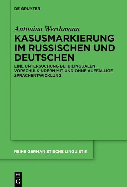 Produktbild: Kasusmarkierung im Russischen und Deutschen