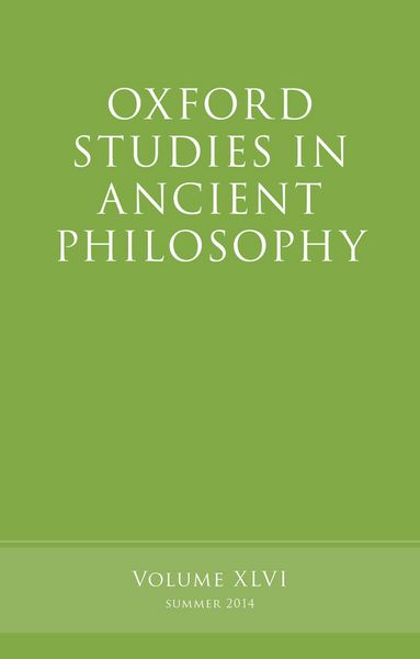Produktbild: Oxford Studies in Ancient Philosophy, Volume 46