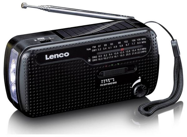 Produktbild: Lenco MCR-113BK Notfallradio Schwarz