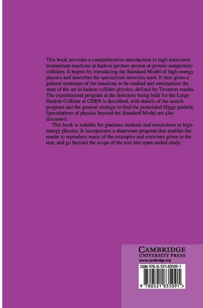 Produktbild: High Pt Physics at Hadron Colliders