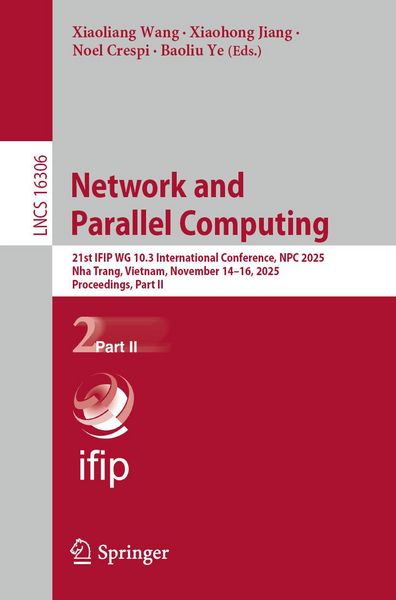 Produktbild: Network and Parallel Computing