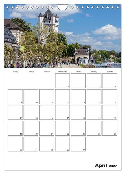 Produktbild: Rheingau Terminplaner (Wandkalender 2027 DIN A4 hoch), CALVENDO Monatskalender