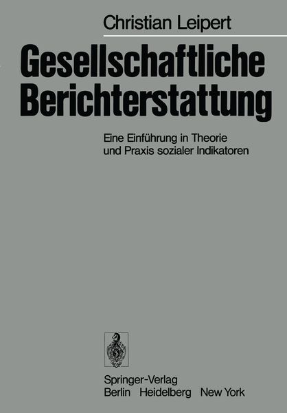Produktbild: Gesellschaftliche Berichterstattung