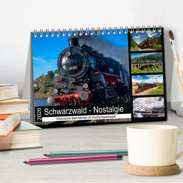 Produktbild: Schwarzwald-Nostalgie (Tischkalender 2026 DIN A5 quer), CALVENDO Monatskalender