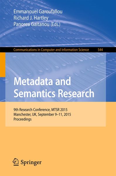 Produktbild: Metadata and Semantics Research