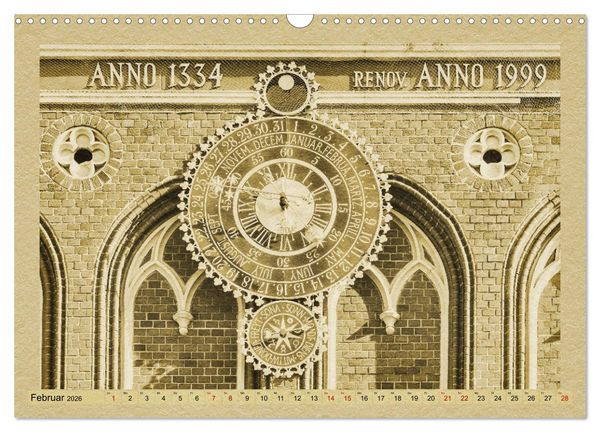 Produktbild: Riga &ndash; Ein Kalender im Zeitungsstil (Wandkalender 2026 DIN A3 quer), CALVENDO Monatskalender