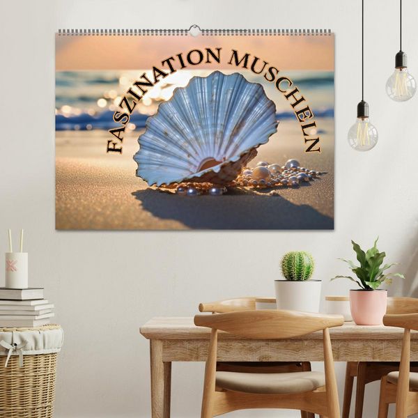 Produktbild: Faszination Muscheln (Wandkalender 2026 DIN A2 quer), CALVENDO Monatskalender