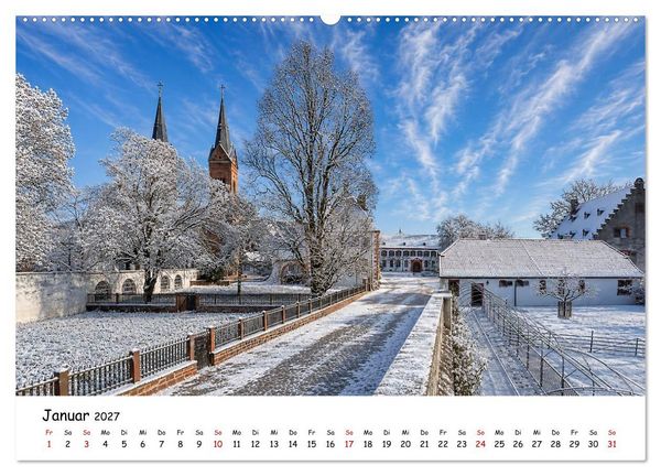 Produktbild: Rund um das Benediktinerkloster Seligenstadt (Wandkalender 2027 DIN A2 quer), CALVENDO Monatskalender