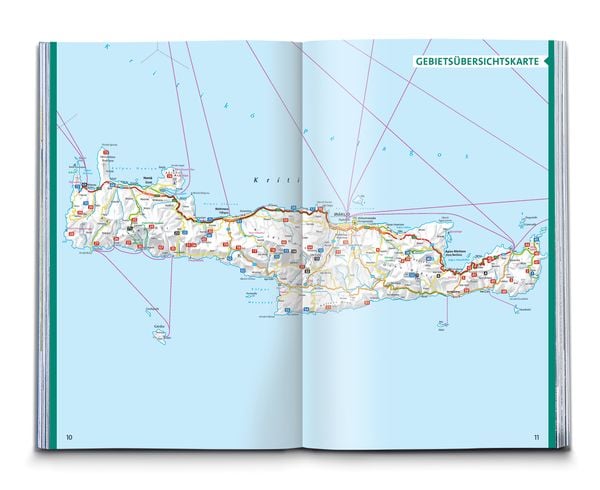 Produktbild: KOMPASS Wanderführer Kreta mit Weitwanderweg E4, 75 Touren mit Extra-Tourenkarte