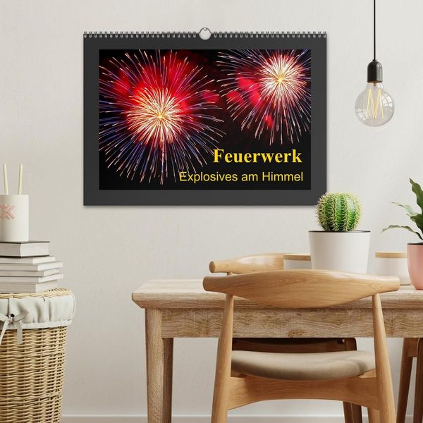 Produktbild: Feuerwerk - Explosives am Himmel (Wandkalender 2027 DIN A3 quer), CALVENDO Monatskalender