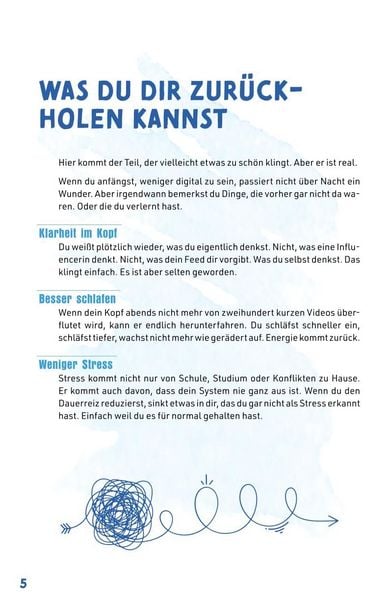 Produktbild: Journal Heft - Reset f&uuml;r deinen Kopf - Wer bist du ohne Handy?