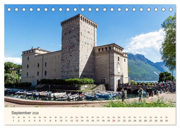 Produktbild: Wanderreise Gardasee (Tischkalender 2026 DIN A5 quer), CALVENDO Monatskalender